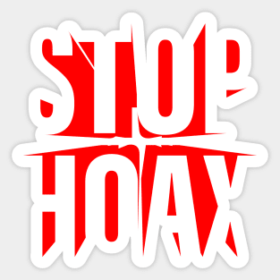 stop hoax Sticker